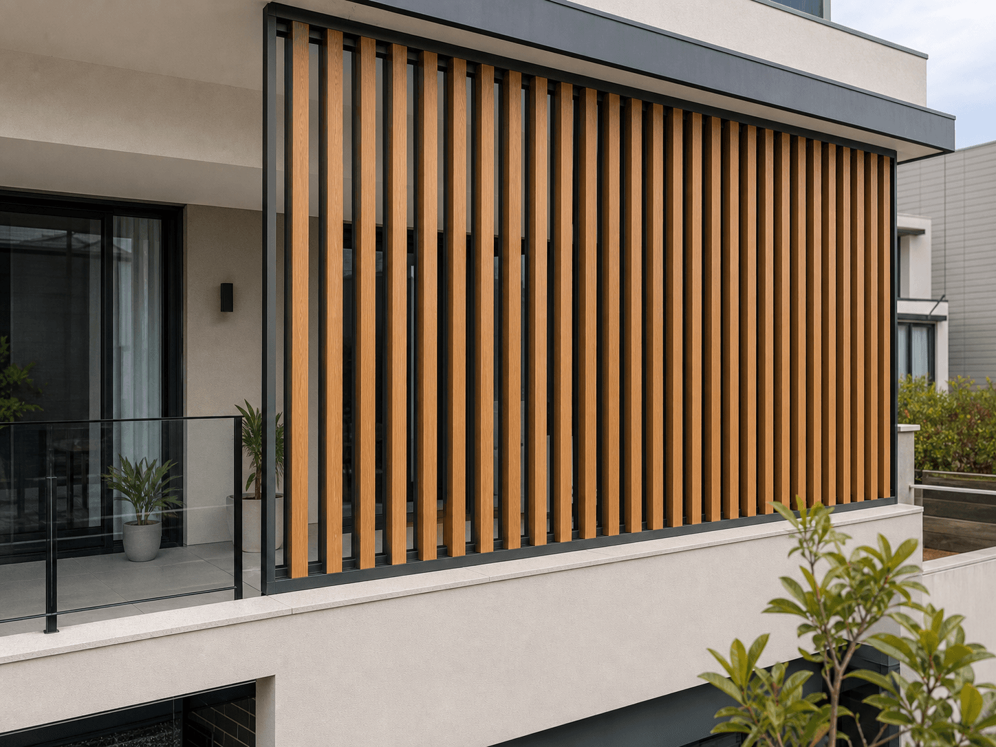 Timber Look Aluminium Battens Sydney service